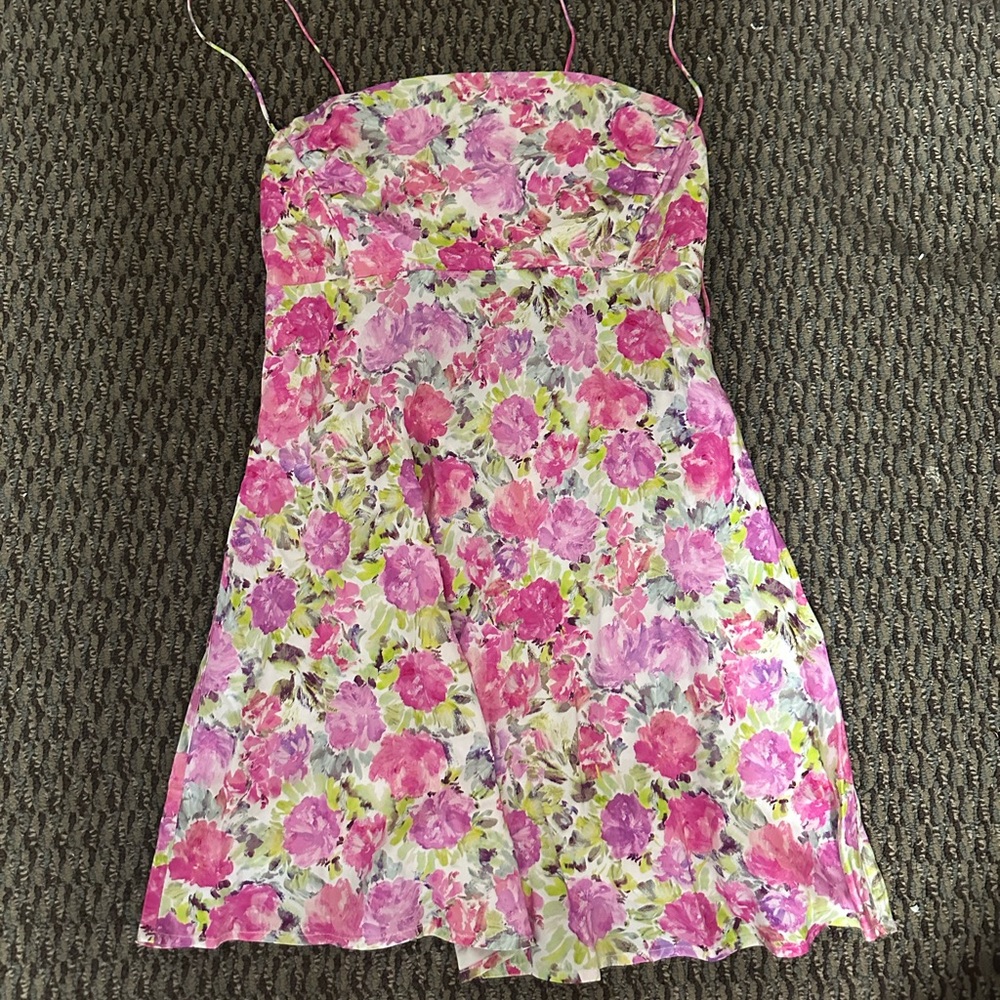 For Love and Lemons floral mini dress
